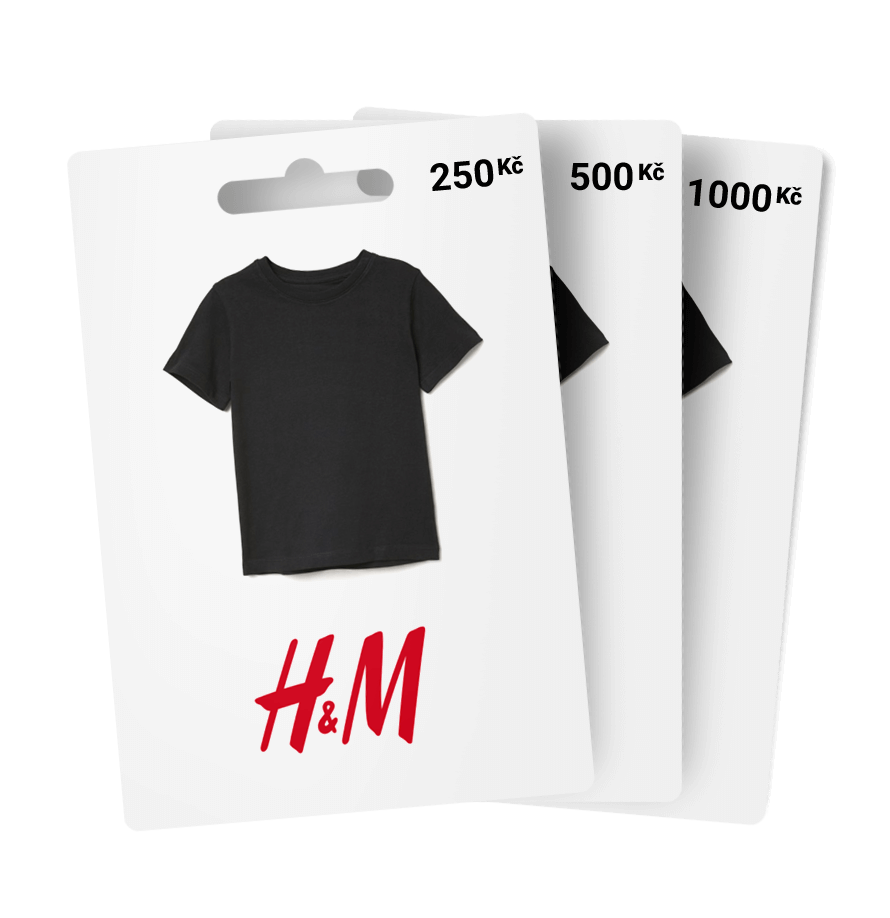 Dárkové poukazy H&M