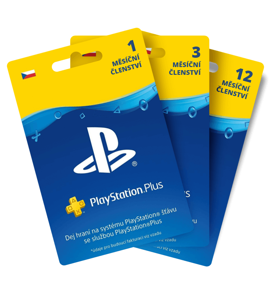 Dárkové poukazy PlayStation Plus