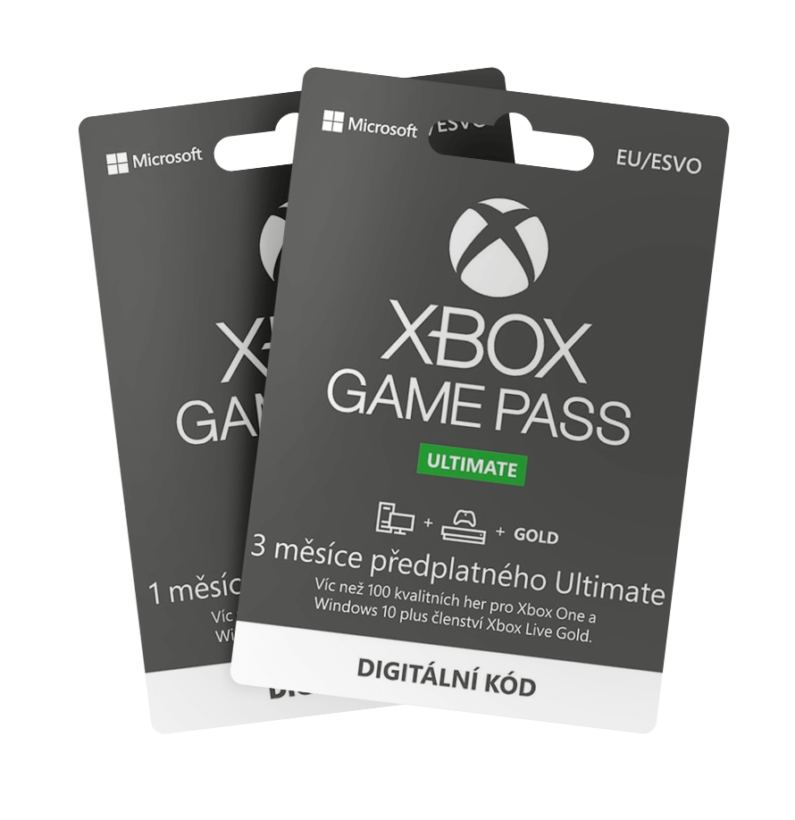 Dárkové poukazy Xbox Game Pass Ultimate